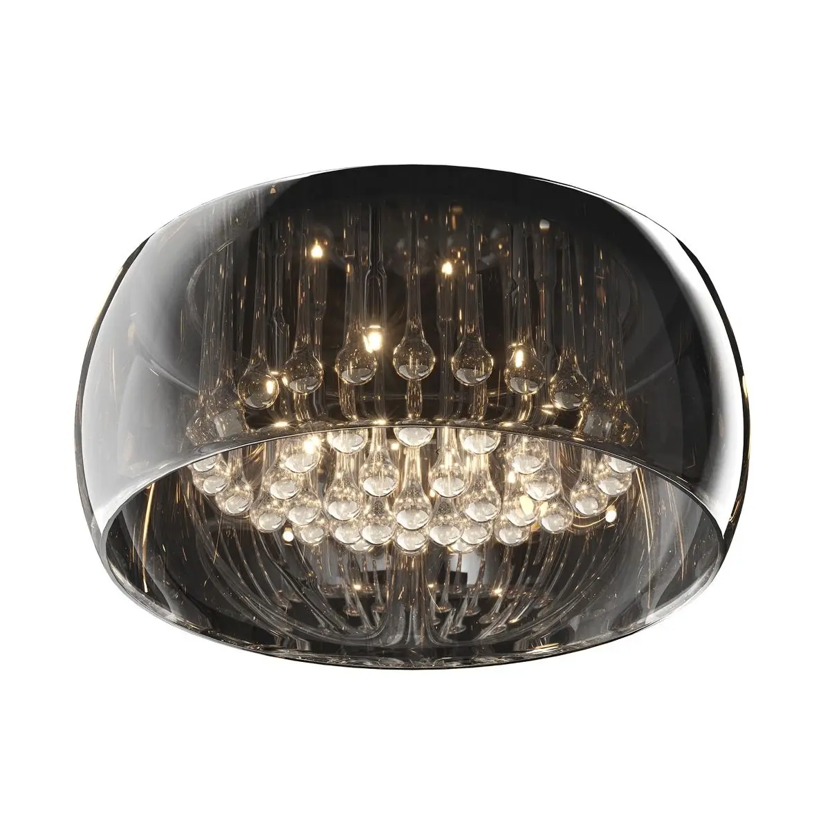 Stropné svietidlá- Zumaline Dizajnové stropné svietidlo Crystal