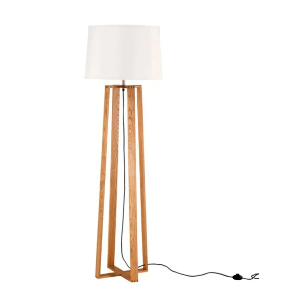 Stojace lampy -  Novaluce Dřevěná stojací lampa Alma 38