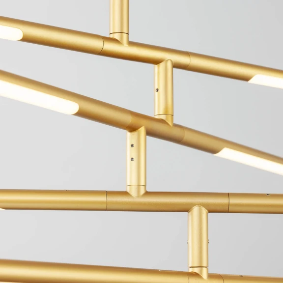 Lustre a závesné svietidlá -  Novaluce LED lustr Raccio 84 zlaté