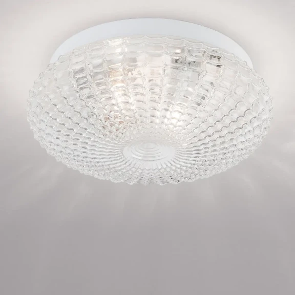 Stropné svietidlá -  Novaluce Designové stropní svítidlo Clam 30 Čirá