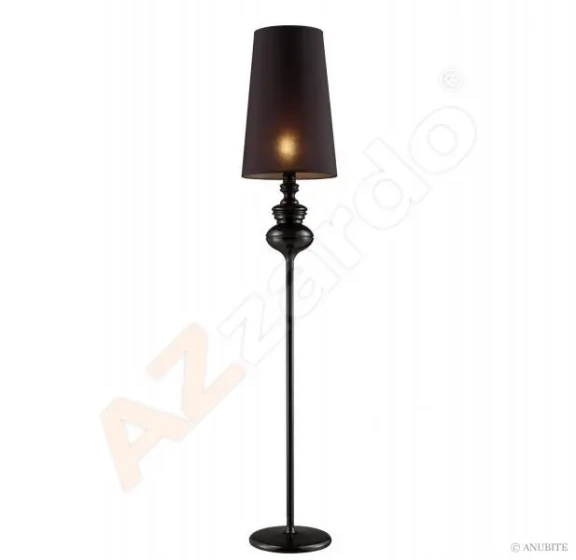 Stojace lampy -  Azzardo Retro lampa Baroco černé FLOOR