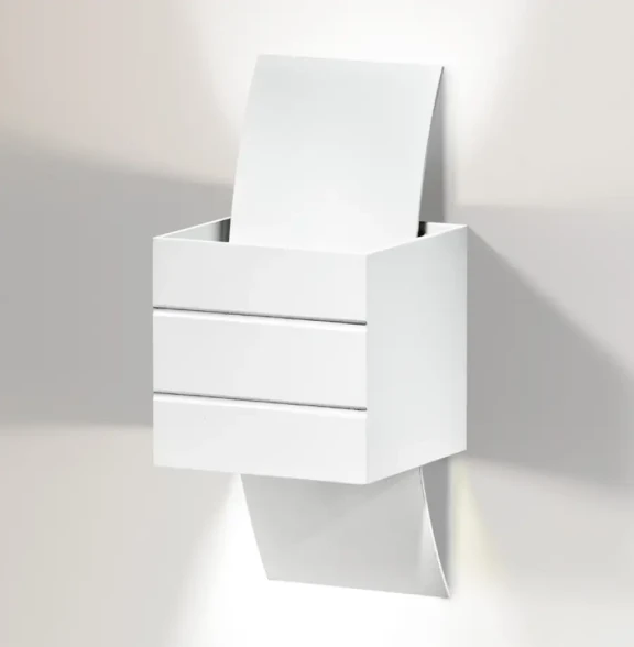 Nástenné svietidlá -  Azzardo Designové nástěnné svítidlo Vidal bílé