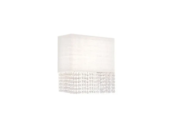 Nástenné svietidlá -  Azzardo Designové nástěnné svítidlo Glamour bílé