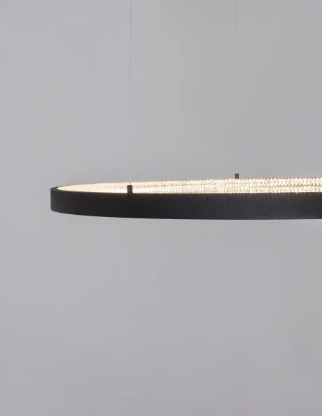 Lustre a závesné svietidlá -  Novaluce LED lustr Preston 110 černé