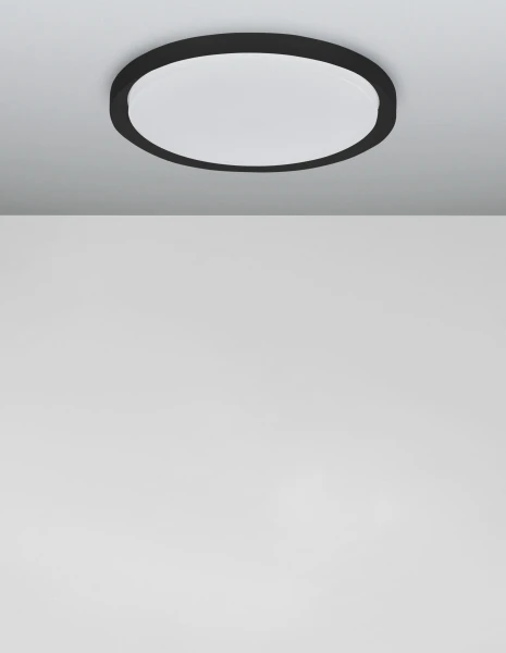 Stropné svietidlá -  Novaluce LED stropní svítidlo Troy 46 černé