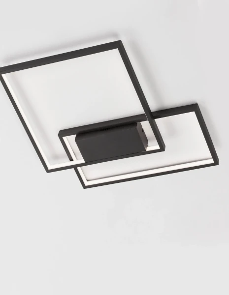 Stropné svietidlá -  Novaluce Stropní svítidlo LED se stmíváním Porto 45 černé