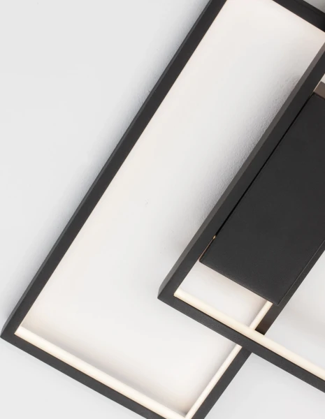 Stropné svietidlá -  Novaluce Stropní svítidlo LED se stmíváním Porto 45 černé