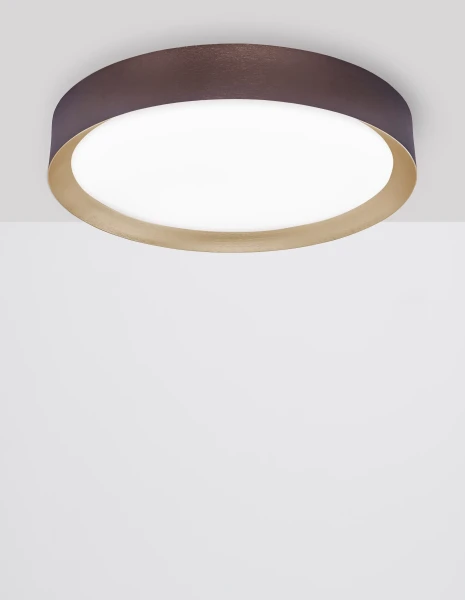 Stropné svietidlá -  Novaluce LED stropní svítidlo Luton 55 Hnědá