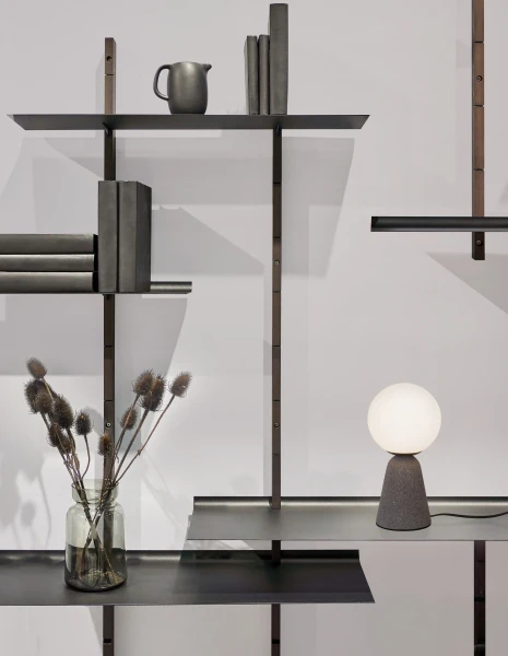 Stolové lampy -  Novaluce Designová stolní lampa Zero 10 Světla šedá