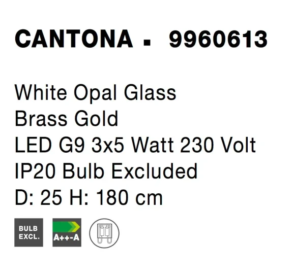 Lustre a závesné svietidlá -  Novaluce Retro lustr Cantona B 25 zlaté
