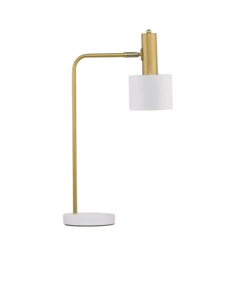 Stolové lampy -  Novaluce Rustikální stolní lampa Paz bílé