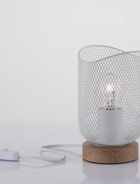 Stolové lampy -  Novaluce Designová stolní lampa Lyron 12 bílé