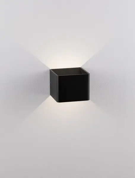 Nástenné svietidlá -  Novaluce Designové nástěnné svítidlo Epic A černé