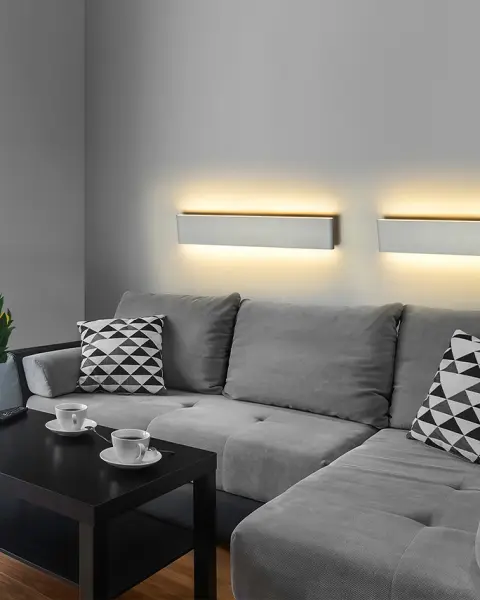 Nástenné svietidlá -  Azzardo LED nástěnné svítidlo Norman L bílé
