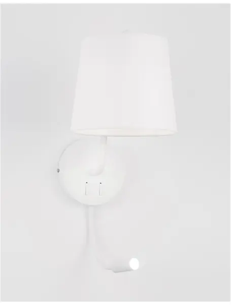 Nástenné svietidlá -  Novaluce Designové nástěnné svítidlo Sage 20 bílé