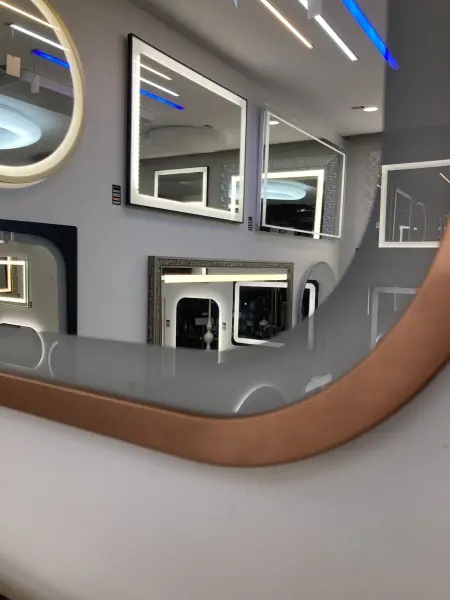 Zrkadlá do kúpeľne -  Gaudia Zrcadlo Mirel Copper LED