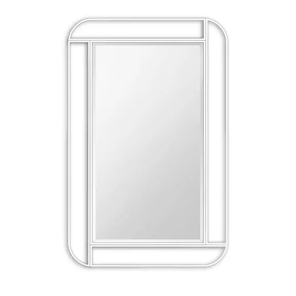 Zrkadlá do kúpeľne -  Gaudia Zrcadlo Noris bílé