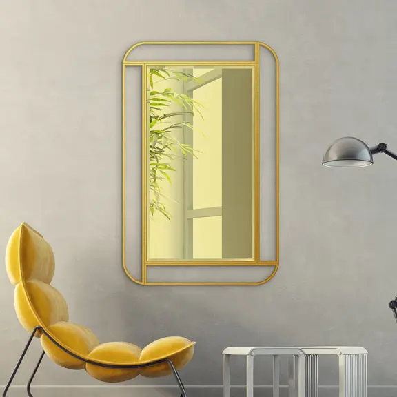 Zrkadlá do kúpeľne -  Gaudia Zrcadlo Noris Gold