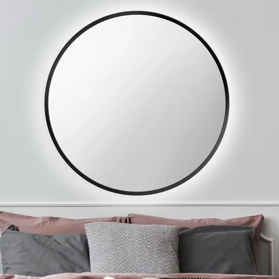 Zrkadlá do kúpeľne -  Gaudia Zrcadlo Nordic Black LED