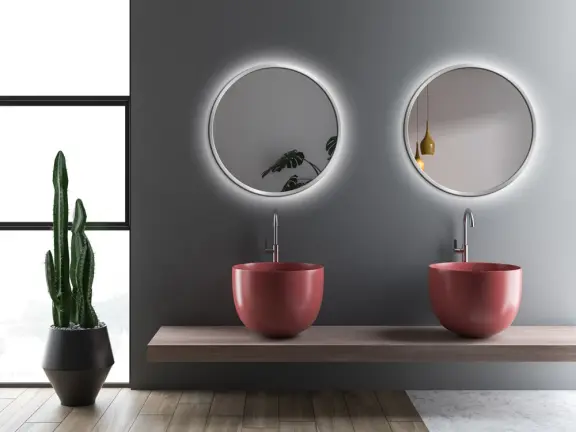 Zrkadlá do kúpeľne -  Gaudia Zrcadlo Nordic Silver LED