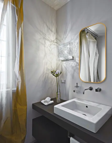 Zrkadlá do kúpeľne -  Gaudia Zrcadlo Mirel SLIM Gold
