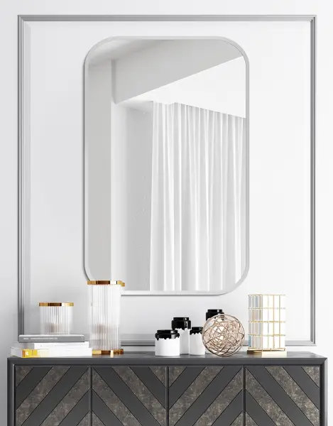 Zrkadlá do kúpeľne -  Gaudia Zrcadlo Mirel SLIM Silver