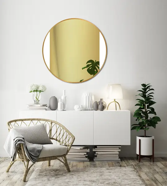 Zrkadlá do kúpeľne -  Gaudia Zrcadlo Sido LED Gold