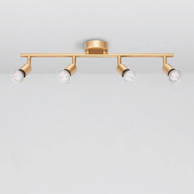 Bodové svetlá - Novaluce Designové bodové svítidlo Gropius 51 zlaté