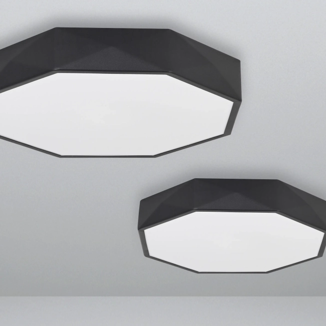 Stropné svietidlá - Novaluce LED stropní svítidlo Eben 40 černé