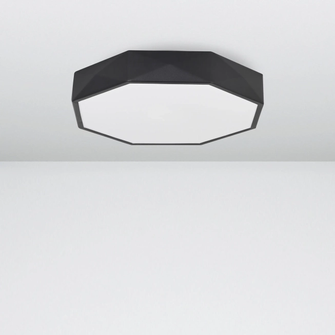 Stropné svietidlá - Novaluce LED stropní svítidlo Eben 40 černé