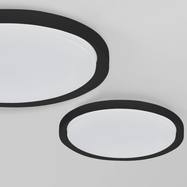 Stropné svietidlá - Novaluce LED stropní svítidlo Troy 46 černé