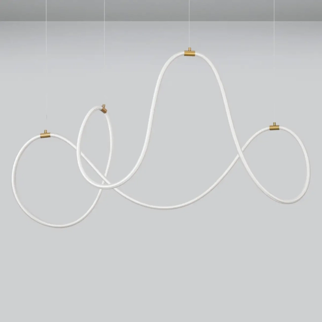 Lustre a závesné svietidlá - Novaluce LED lustr Cerelia 150 zlaté
