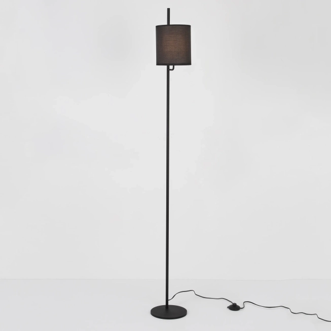 Stojace lampy - Novaluce Retro stojací lampa Yama 20 černé