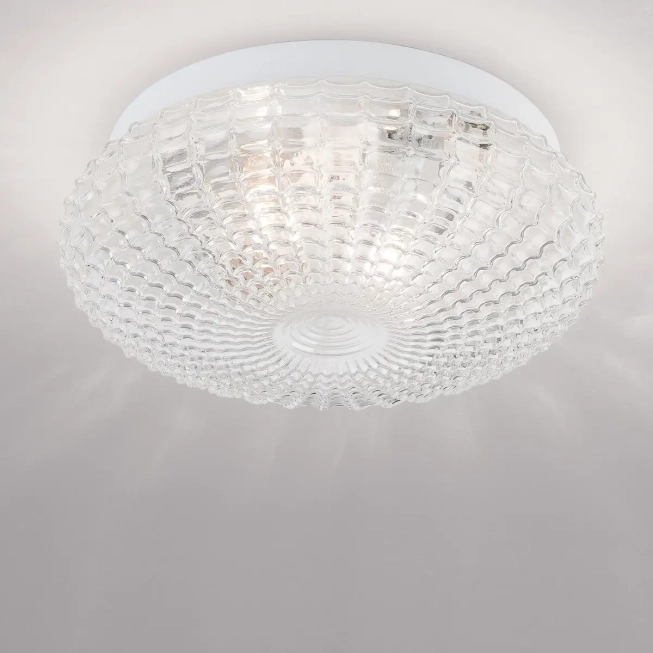 Stropné svietidlá - Novaluce Designové stropní svítidlo Clam 30 Čirá