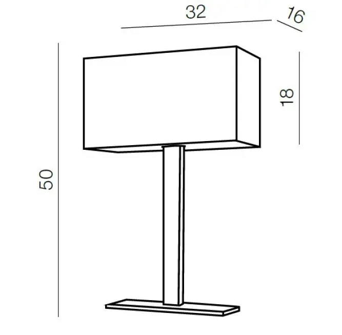 Stolové lampy - Azzardo Designová stolní lampa Martens bílé