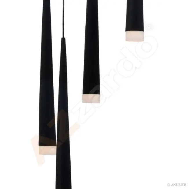 Lustre a závesné svietidlá - Azzardo Minimalistické svítidlo Stylo 5 černé