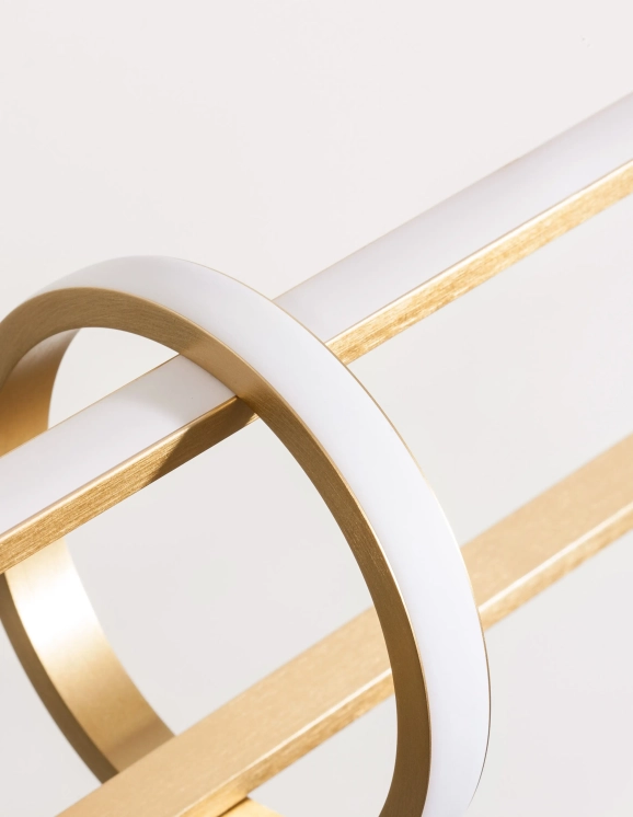 Lustre a závesné svietidlá - Novaluce LED lustr Arte 90 zlaté