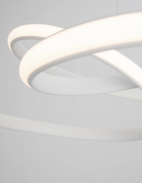 Lustre a závesné svietidlá - Novaluce LED lustr Menton 52 bílé
