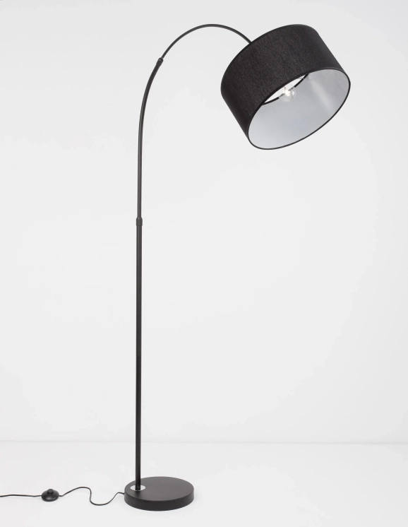 Stojace lampy - Novaluce Retro stojací lampa Sama 90 černé