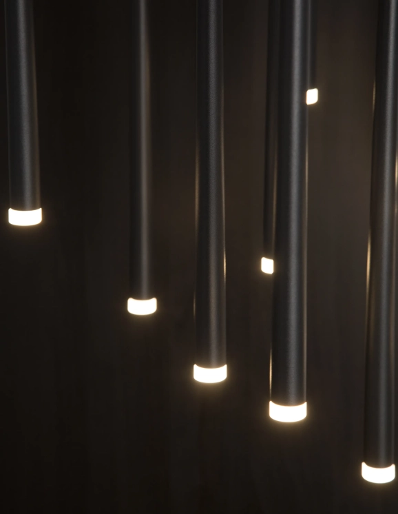 Lustre a závesné svietidlá - Novaluce LED lustr Giono 50 zlaté