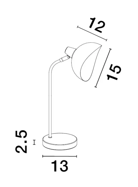 Stolové lampy - Novaluce Designová stolní lampa Geeti