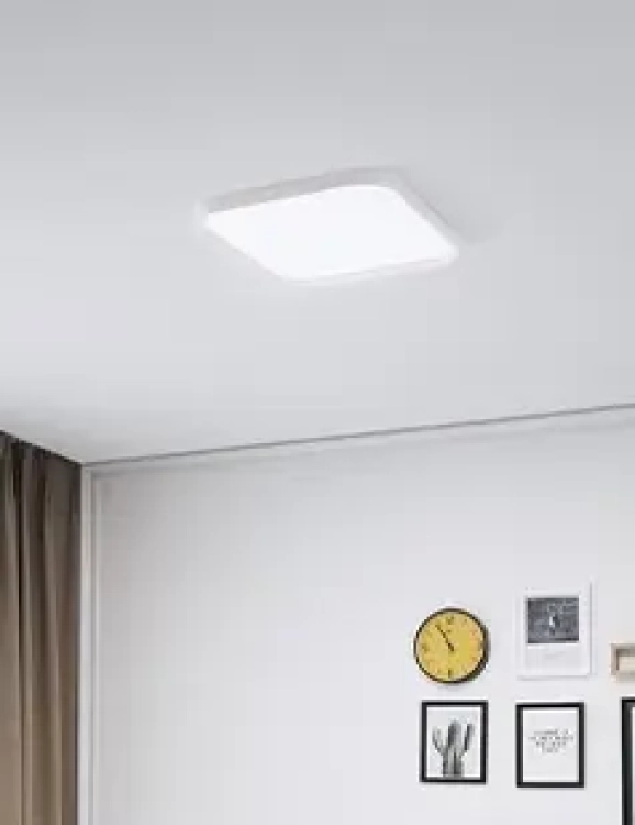 Stropné svietidlá - Azzardo Moderní LED stropní svítidlo Thin bílé