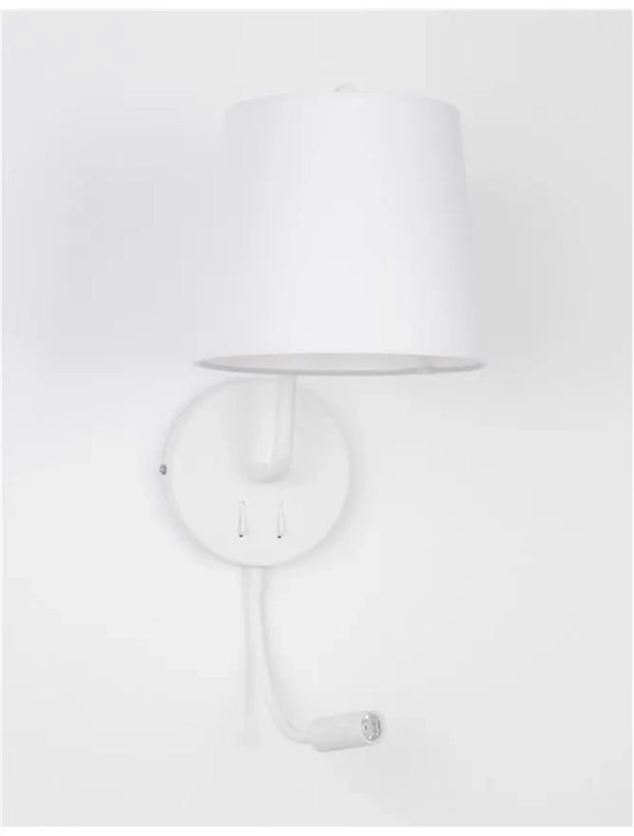 Nástenné svietidlá - Novaluce Designové nástěnné svítidlo Sage 20 bílé