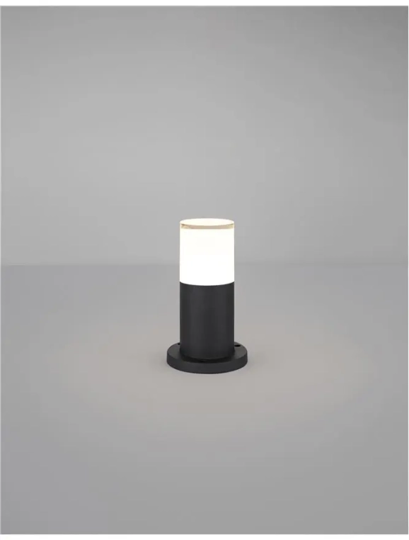 Vonkajšie lampy - Novaluce Venkovní LED lampa Noten C 9 černé