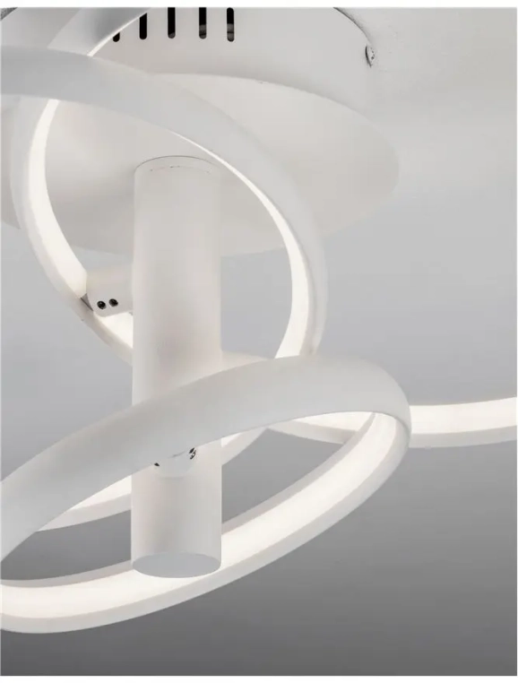 Stropné svietidlá - Novaluce Stropní svítidlo LED se stmíváním Emil 45 bílé