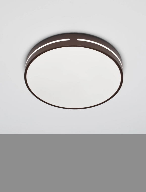 Stropné svietidlá - Novaluce Moderní stropní svítidlo Wheel hnědé