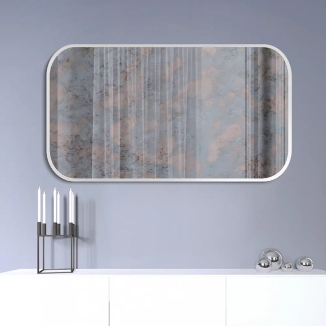 Zrkadlá do kúpeľne - Gaudia Zrcadlo Mirel SLIM bílé