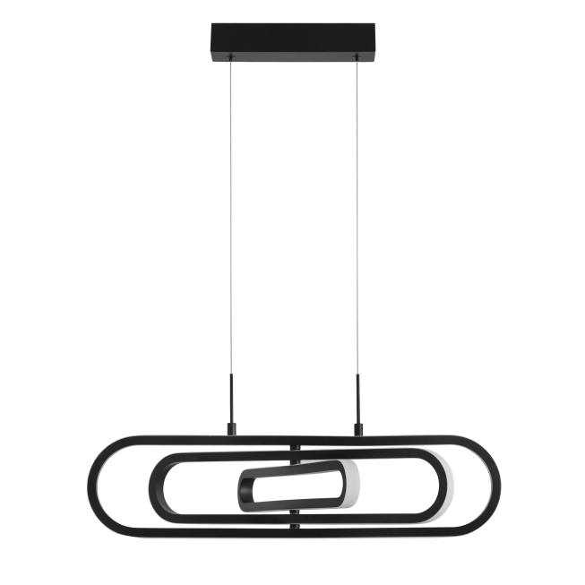 Lustre a závesné svietidlá - Novaluce LED lustr Arte 64 černé