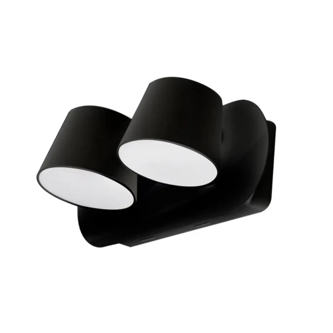 Nástenné svietidlá - Azzardo LED nástěnné svítidlo Ramona 2 černé