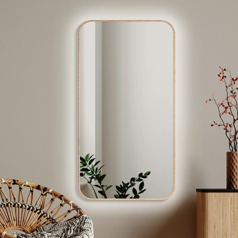 Zrkadlá do kúpeľne- Gaudia Zrkadlo Mirel SLIM LED Ambient